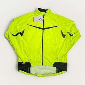 Pearl Izumi Elite Barrier Men’s Cycling Jacket Full Zip Neon Yellow XL NWT